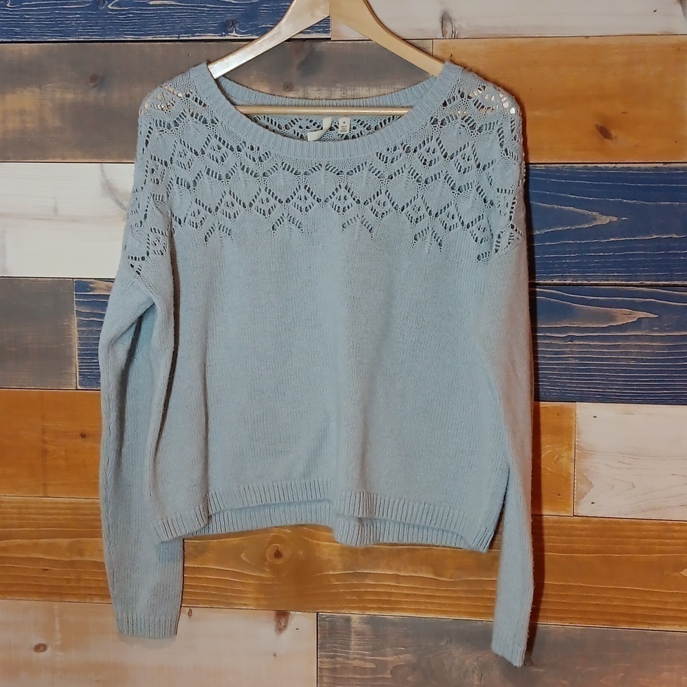 Frenchi Sweater M blue grey